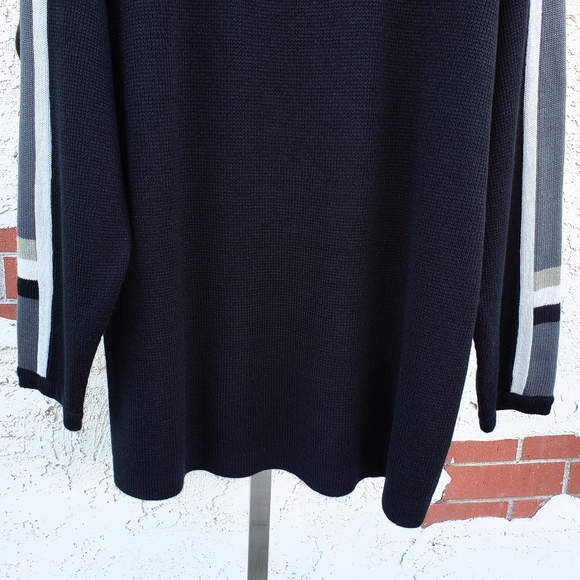 XL tall men BILLABONG 1/4 zip black sweater - Picture 10 of 14